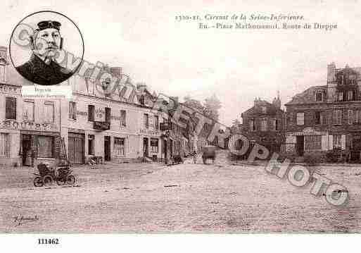 Ville de EU, carte postale ancienne