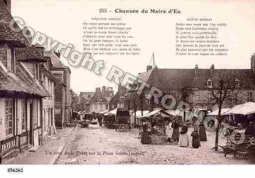 Ville de EU, carte postale ancienne