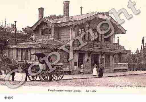 Ville de FONTENAYSBOIS, carte postale ancienne