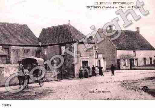 Ville de FRETIGNY, carte postale ancienne