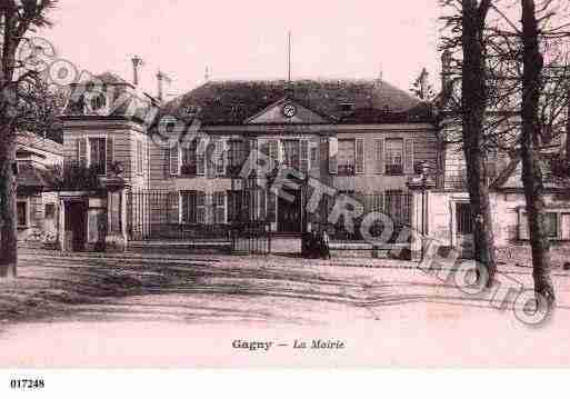 Ville de GAGNY, carte postale ancienne