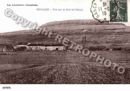 Ville de GOVILLER, carte postale ancienne