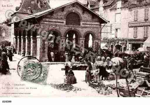 Ville de GRAMAT, carte postale ancienne