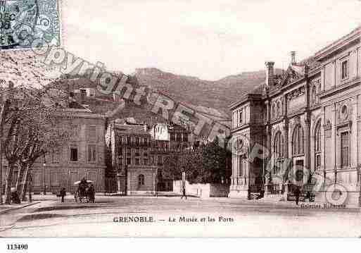 Ville de GRENOBLE, carte postale ancienne