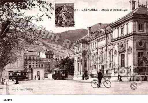 Ville de GRENOBLE, carte postale ancienne