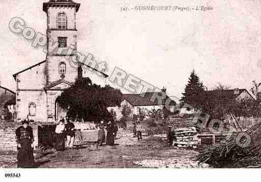 Ville de GUGNECOURT, carte postale ancienne