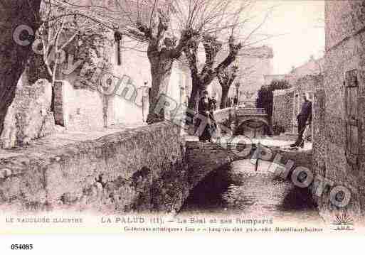 Ville de LAPALUD, carte postale ancienne