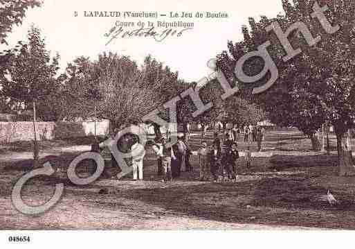 Ville de LAPALUD, carte postale ancienne