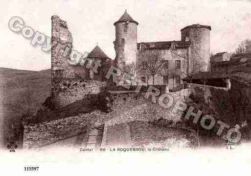 Ville de LAROQUEBROU, carte postale ancienne