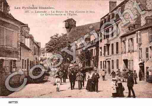 Ville de LASSEUBE, carte postale ancienne