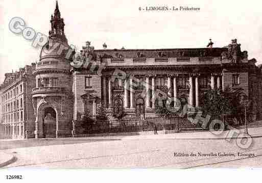 Ville de LIMOGES, carte postale ancienne