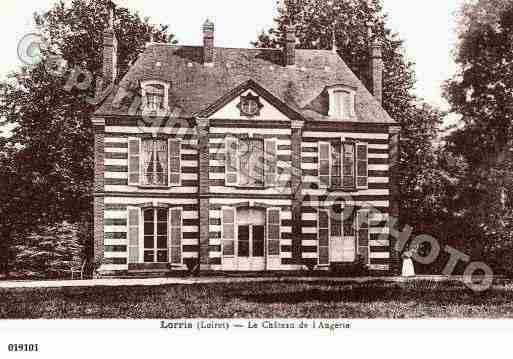 Ville de LORRIS, carte postale ancienne