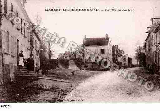 Ville de MARSEILLEENBEAUVAISISLEPETIT, carte postale ancienne