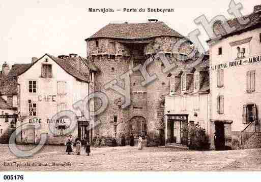 Ville de MARVEJOLS, carte postale ancienne