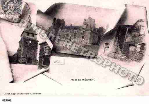 Ville de MEDREAC, carte postale ancienne