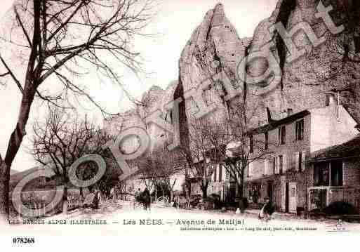 Ville de MEES(LES), carte postale ancienne