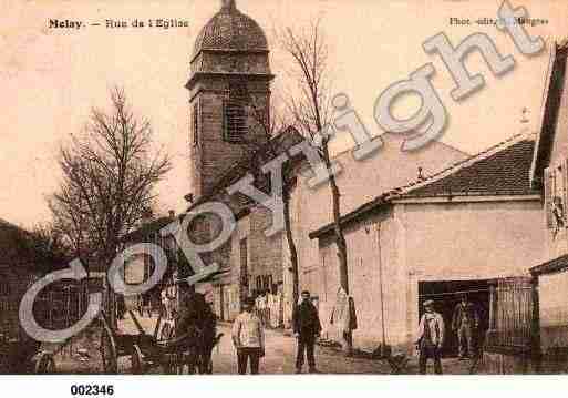 Ville de MELAY, carte postale ancienne