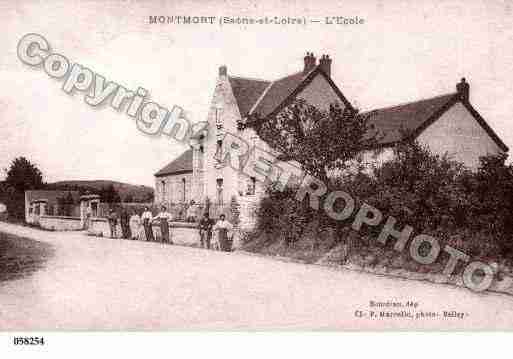 Ville de MONTMORT, carte postale ancienne