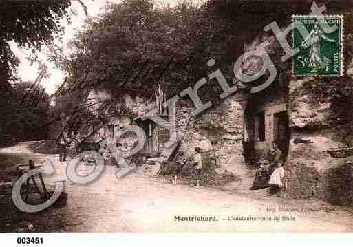 Ville de MONTRICHARD, carte postale ancienne