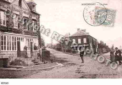 Ville de MONTSECRET, carte postale ancienne