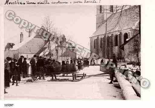 Ville de MOUTHE, carte postale ancienne