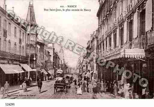 Ville de NANCY, carte postale ancienne