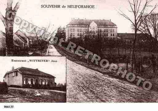 Ville de NEUFGRANGE, carte postale ancienne