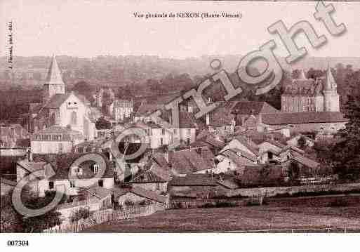 Ville de NEXON, carte postale ancienne Ville de NEXON, carte postale ancienne