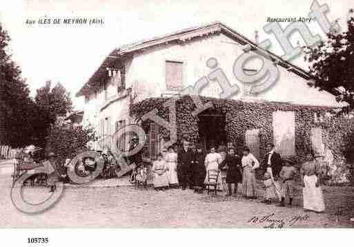 Ville de NEYRON, carte postale ancienne