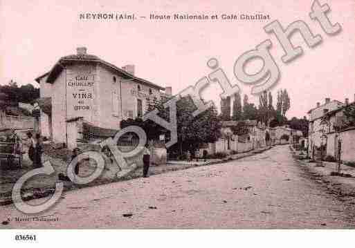 Ville de NEYRON, carte postale ancienne