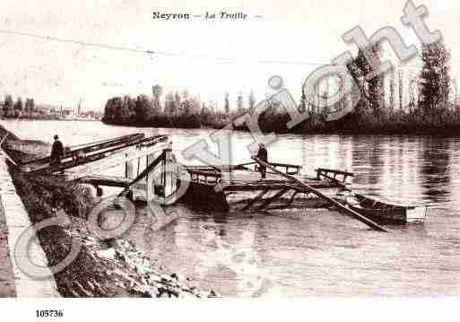 Ville de NEYRON, carte postale ancienne