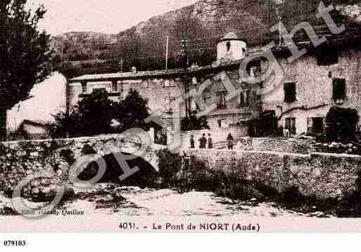 Ville de NIORTDESAULT, carte postale ancienne