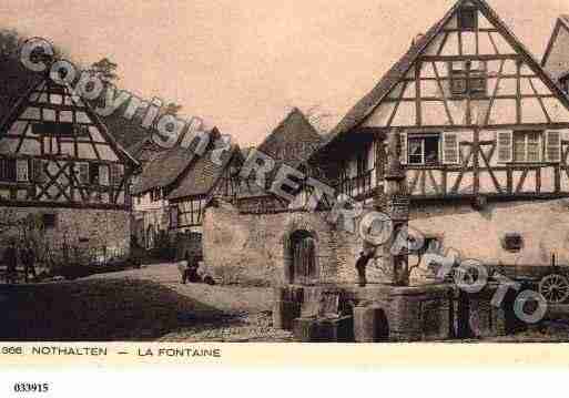 Ville de NOTHALTEN, carte postale ancienne