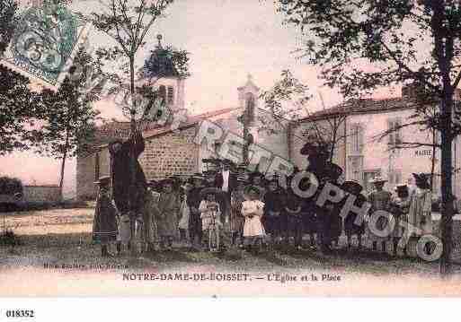 Ville de NOTREDAMEDEBOISSET, carte postale ancienne