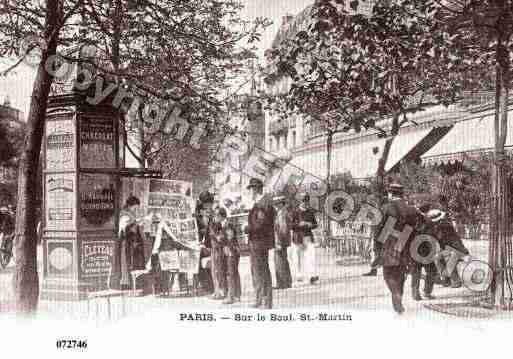 Ville de PARIS10, carte postale ancienne