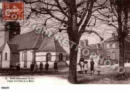 Ville de PETITCOURONNE, carte postale ancienne