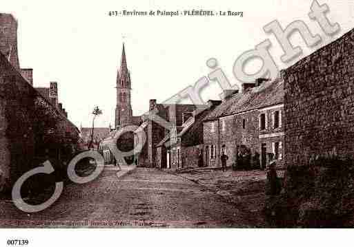 Ville de PLEHEDEL, carte postale ancienne