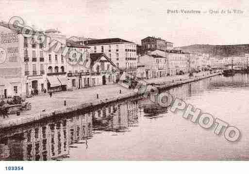 Ville de PORTVENDRES, carte postale ancienne