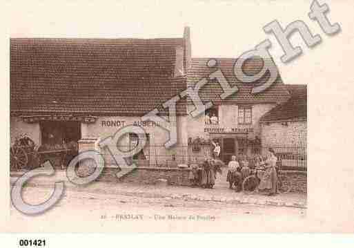 Ville de PRASLAY, carte postale ancienne