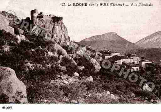 Ville de ROCHESURLEBUIS(LA), carte postale ancienne