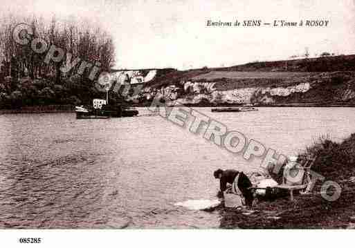 Ville de ROSOY, carte postale ancienne