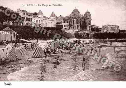 Ville de ROYAN, carte postale ancienne