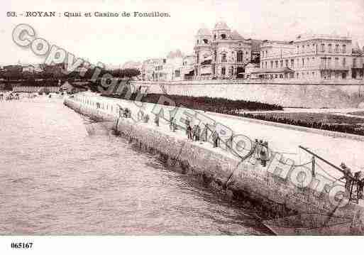 Ville de ROYAN, carte postale ancienne