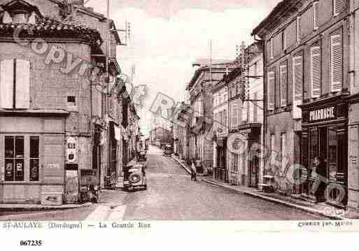 Ville de SAINTAULAYE, carte postale ancienne