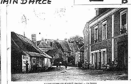 Ville de SAINTGERMAIND'ARCE, carte postale ancienne