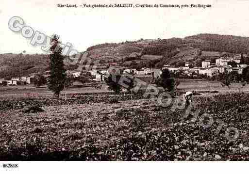 Ville de SALZUIT, carte postale ancienne