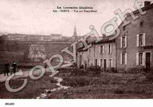 Ville de SANCY, carte postale ancienne