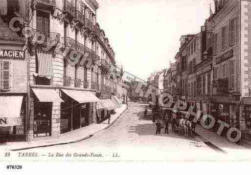 Ville de TARBES, carte postale ancienne