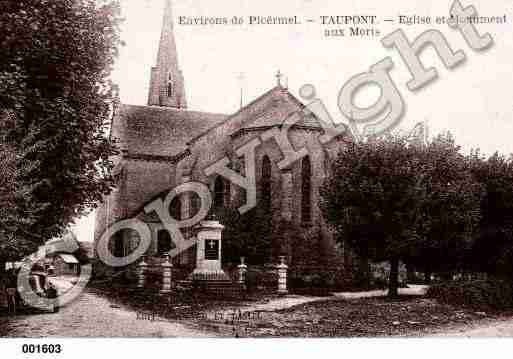 Ville de TAUPONT, carte postale ancienne