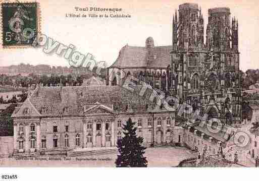 Ville de TOUL, carte postale ancienne